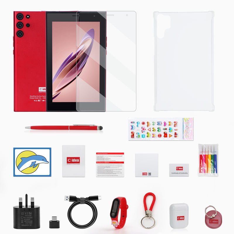 C ý tưởng Android 12 System Business 7 Inch Tablet PC hỗ trợ Bluetooth Dual Card Calling với bàn phím CM522