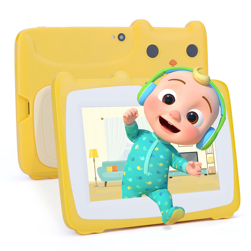 C ý tưởng 7 inch trẻ em màn hình cảm ứng máy tính bảng camera kép màn hình độ nét cao 2 + 32G màu vàng