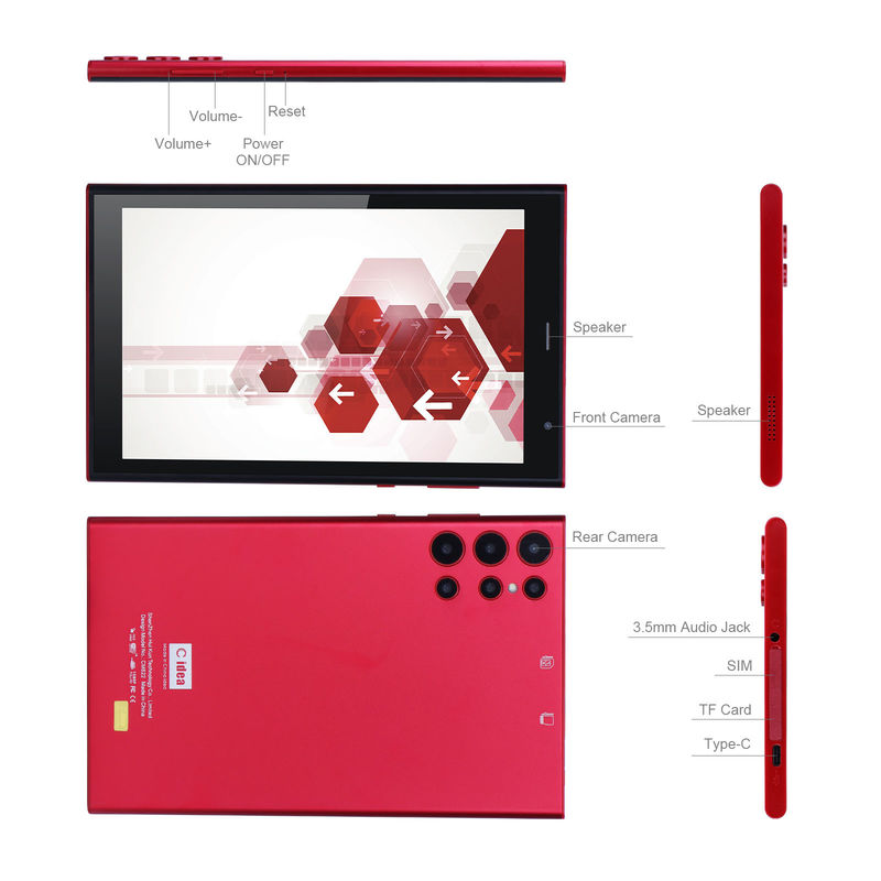 C ý tưởng Wifi 8 Inch Tablet PC với pin lớn 8000mAh Thời gian sử dụng pin 512GB Bộ nhớ kép 5MP + 8MP Camera CM822 (Hồng)