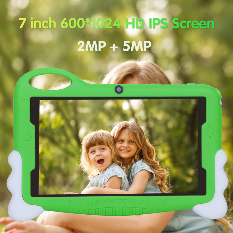 C ý tưởng Trẻ em Học sinh Study Tablet 7 Inch Cute Long Battery Life 32GB Storage 2MP + 5MP Camera kép CM90 Xanh