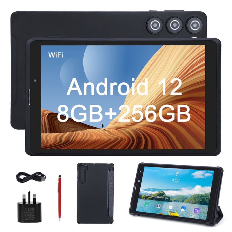 C ý tưởng Người lớn Đen Android 8 Inch Tablet PC CM835 MTK Chip 256GB Lưu trữ lớn Hỗ trợ GPS