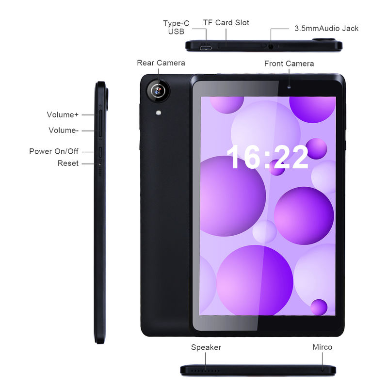 C ý tưởng Máy tính bảng di động 8 inch Android 13 Với màn hình đèn xanh WiFi 32GB + 64GB mở rộng HD IPS CM825