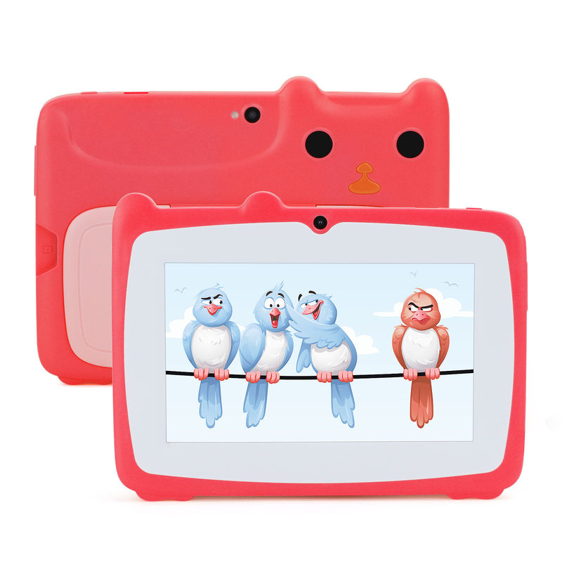 C ý tưởng giáo dục 7 inch máy tính bảng Kidspad với trường hợp chống trẻ em pin lớn 5000mAh IWAWA CM80Red cài đặt sẵn