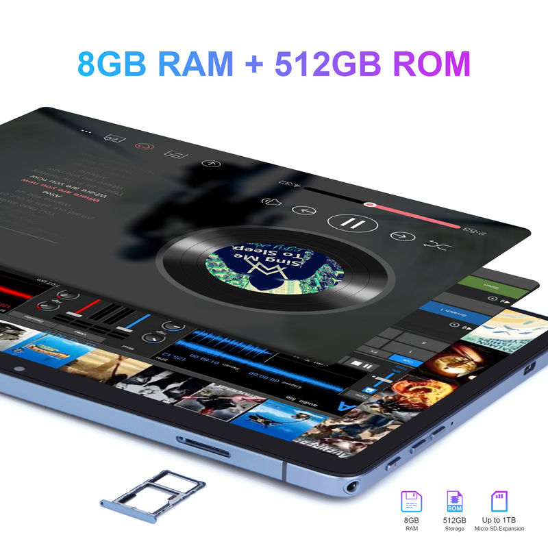 C ý tưởng SIM hỗ trợ lâu dài 512GB lưu trữ 10 inch máy tính bảng cho trường học CM8500