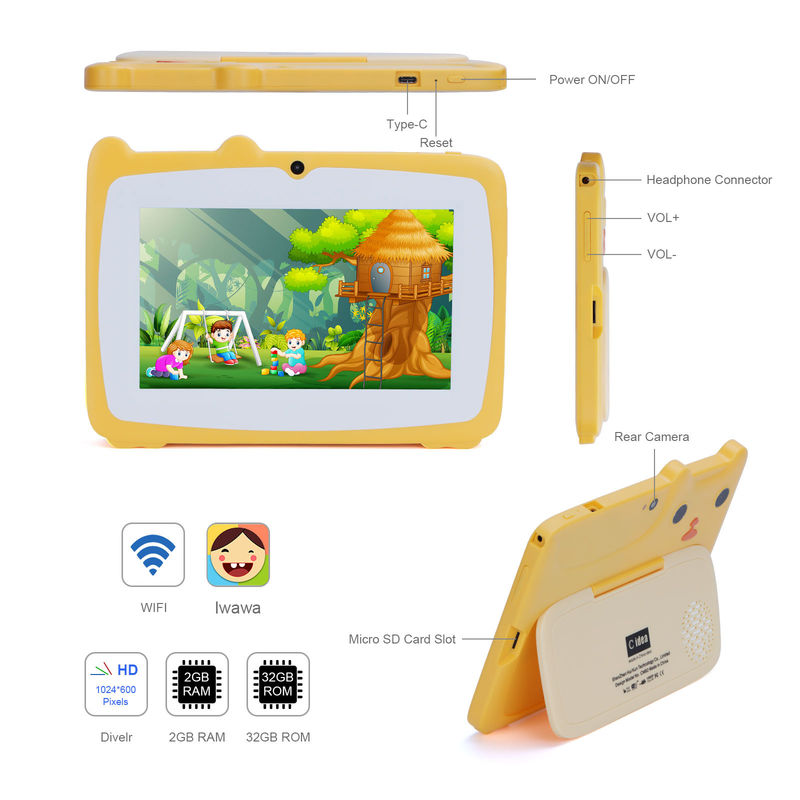 C Idea Tablet 7 inch với kiểm soát của cha mẹ 512GB GMS được chứng nhận Android Tablet PC CM81