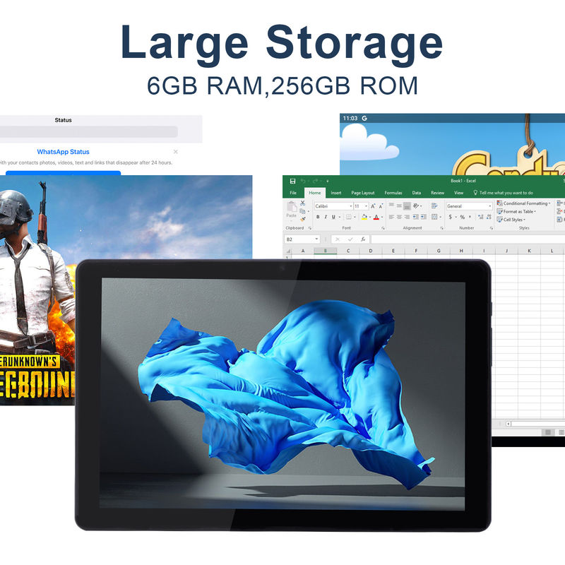 C ý tưởng 10 inch Android 12 Tablet 8GB RAM 256GB ROM Mô hình CM8000PLUS Xám