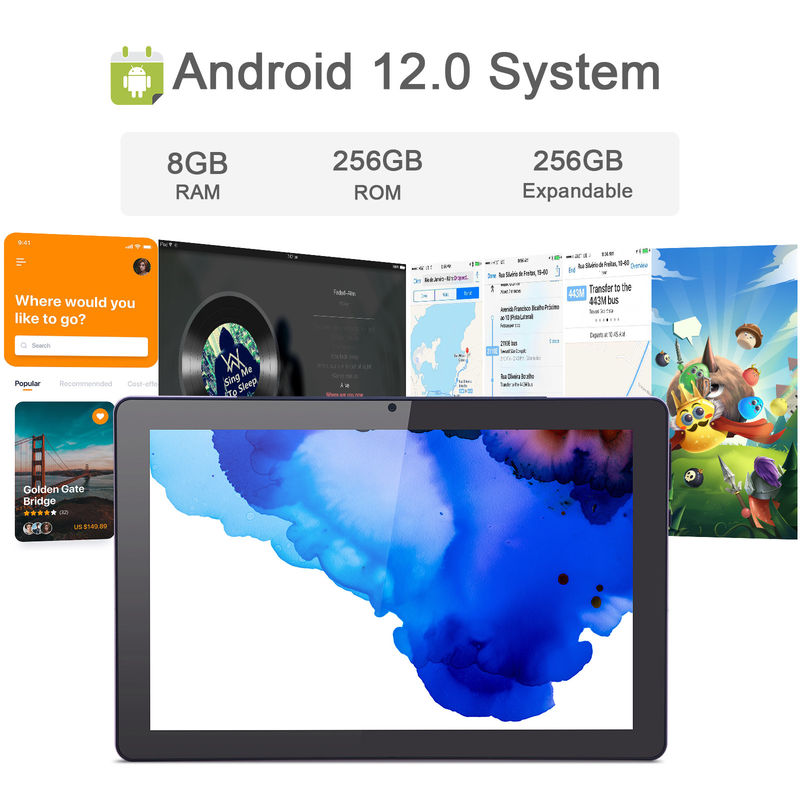C ý tưởng 9.7 inch Android 12 Tablet 8GB RAM 512GB ROM Mô hình CM7800 Hồng