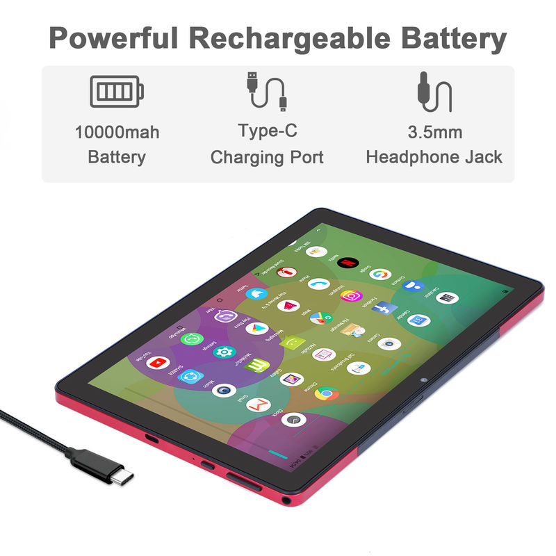 C ý tưởng 9.7 inch Android 12 Tablet 8GB RAM 512GB ROM Mô hình CM7800 Đỏ