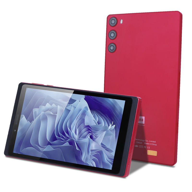 C Idea 7 Inch Tablet 6GB RAM 128GB ROM Với SIM Android Tablet PC Cho Học sinh CM525 Đỏ
