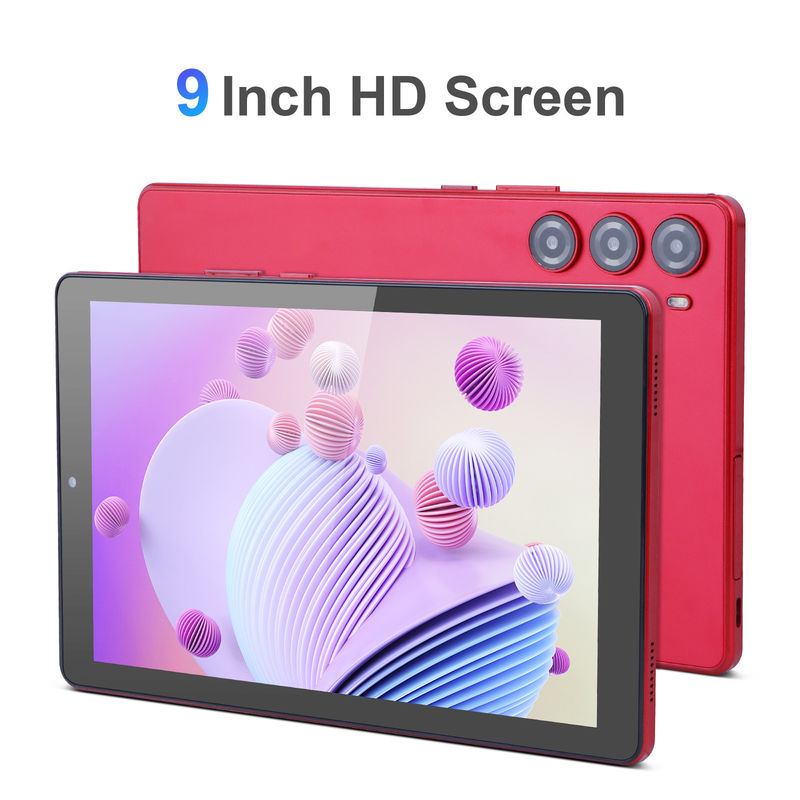 C ý tưởng 9 Inch Tablet PC WIFI 2.4G / 5G 800x1280 IPS Screen Android Tablet Điện thoại hỗ trợ cuộc gọi Với camera kép (đỏ)