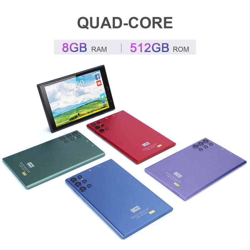 C ý tưởng Máy tính bảng Android 8 inch 8GB RAM 512GB ROM Quad Core 800 * 1280 HD Máy tính bảng với WIFI / SIM Card CM822 (Mắt)