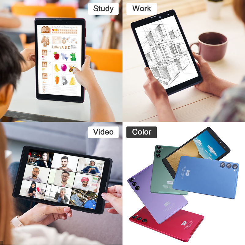 C ý tưởng Máy tính bảng Android 8 inch Nhà sản xuất với Android 12 Quad Core 8GB + 512GB Lưu trữ IPS HD Display CM835 ((màu đen)