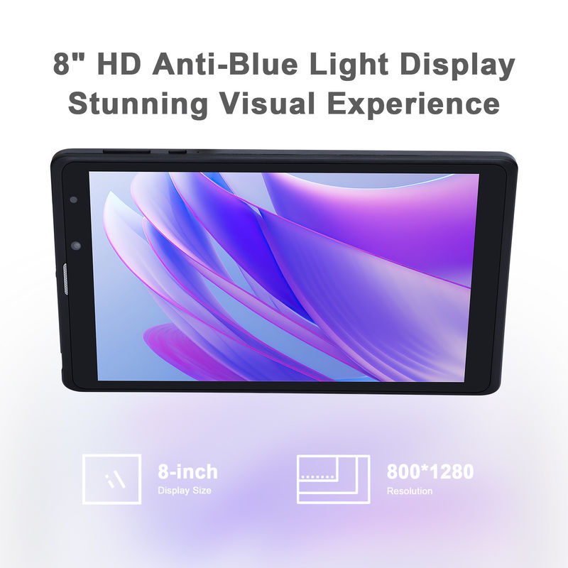 C ý tưởng Máy tính bảng Android 8 inch Nhà sản xuất với Android 12 Quad Core 8GB + 512GB Lưu trữ IPS HD Display CM835 ((màu đen)