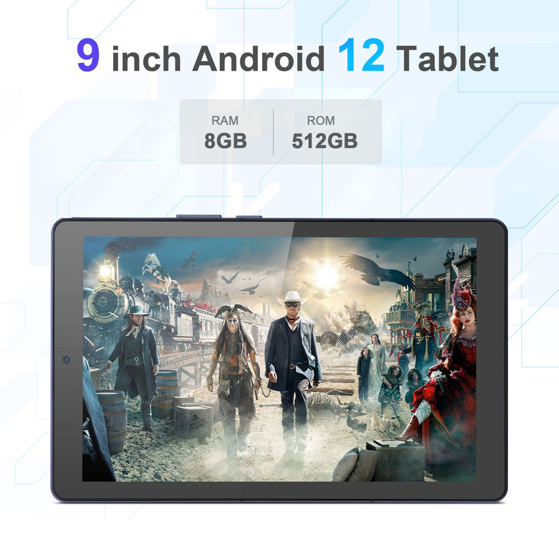 C ý tưởng 9 Inch Tablet PC WIFI 2.4G / 5G 800x1280 IPS Màn hình Android Tablet Điện thoại hỗ trợ cuộc gọi Với camera kép ((Xám)