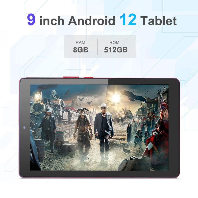 C ý tưởng 9 Inch Tablet PC WIFI 2.4G / 5G 800x1280 IPS Screen Android Tablet Điện thoại hỗ trợ cuộc gọi Với camera kép (đỏ)