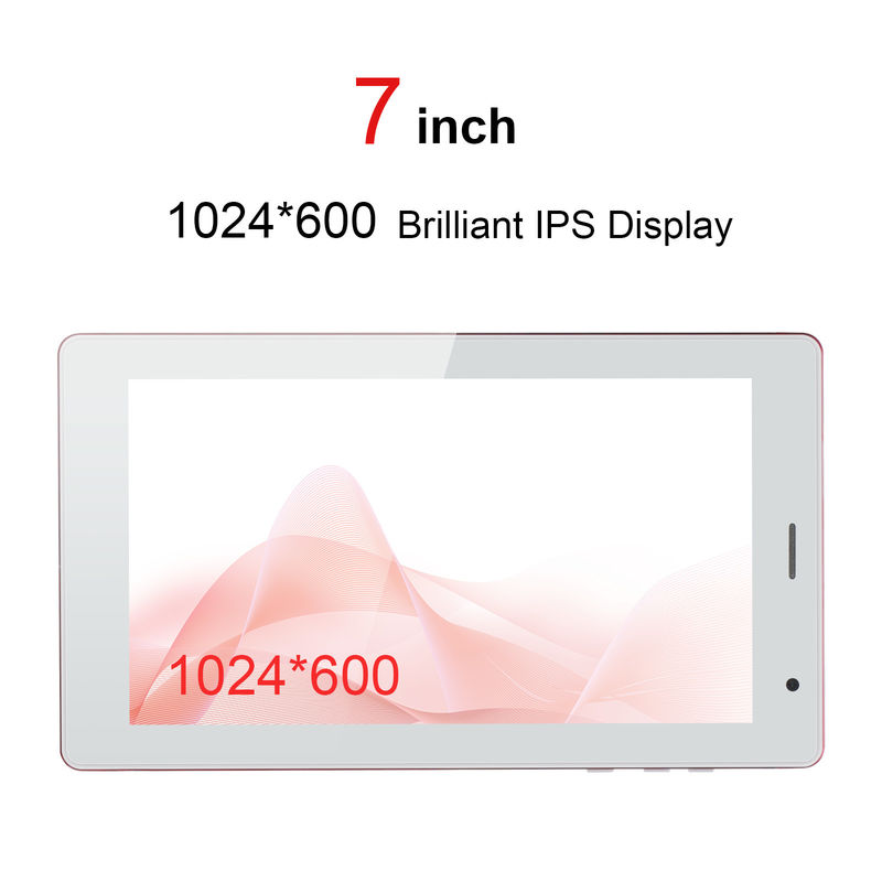 C ý tưởng 7 Inch Tablet PC 8GB RAM 512GB ROM Quad Core Processor Camera kép WiFi / BT cho thanh thiếu niên với vỏ CM513 (màu đỏ)