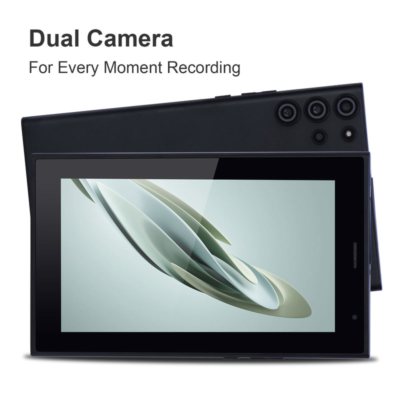 C ý tưởng Máy tính bảng màn hình di động 7 inch Với màn hình ánh sáng xanh WiFi 32GB + 32GB Camera kép mở rộng Cho quà CM522 Đen