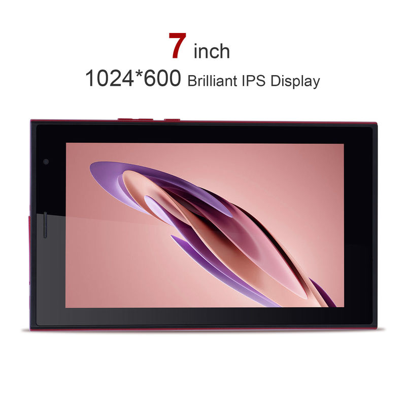 C ý tưởng Android 7 Inch Tablet PC với 6 RAM + 128 ROM Lưu trữ 6000mAh Thời lượng pin cho trẻ em và người lớn CM522 Đỏ