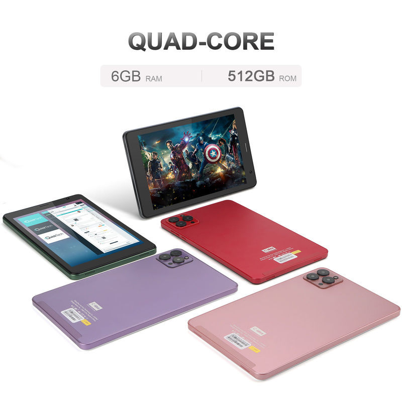 C ý tưởng 1280x800 IPS 8 Inch Android Tablet HD màn hình cảm ứng GPS WiFi Camera kép 8000mAh Pin CM813-Red