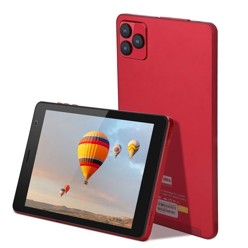 C ý tưởng 1280x800 IPS 8 Inch Android Tablet HD màn hình cảm ứng GPS WiFi Camera kép 8000mAh Pin CM813-Red