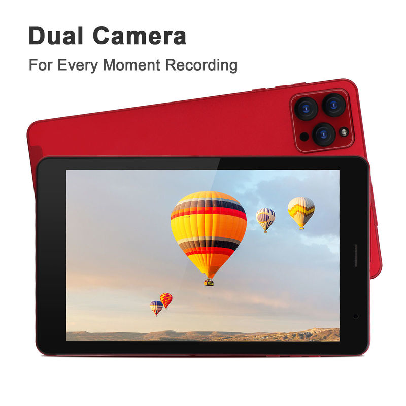 C ý tưởng 1280x800 IPS 8 Inch Android Tablet HD màn hình cảm ứng GPS WiFi Camera kép 8000mAh Pin CM813-Red