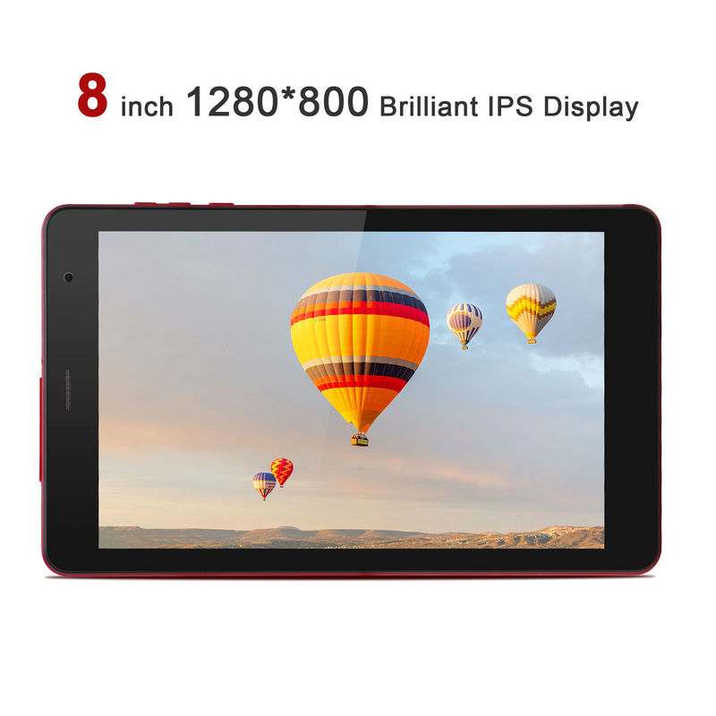 C ý tưởng 1280x800 IPS 8 Inch Android Tablet HD màn hình cảm ứng GPS WiFi Camera kép 8000mAh Pin CM813-Red