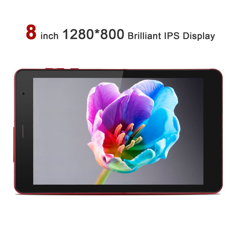 C ý tưởng Android 8 Inch Tablet PC Android 12 Tablet 512GB Storage Tablet PC Quad Core Processor CM813 màu đỏ