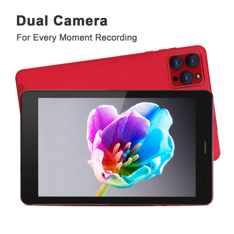 C ý tưởng Android 8 Inch Tablet PC Android 12 Tablet 512GB Storage Tablet PC Quad Core Processor CM813 màu đỏ
