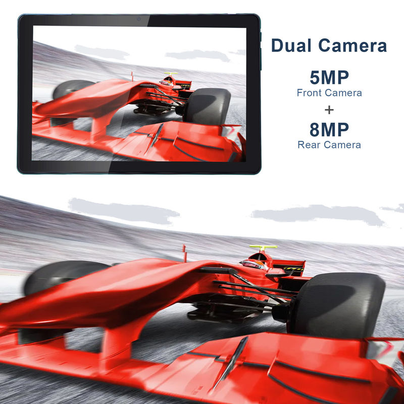 C ý tưởng 256ROM 10 Inch Tablet PC 2 Camera 5MP + 8MP Quad Core với Keyboards Case CM7000 Blue