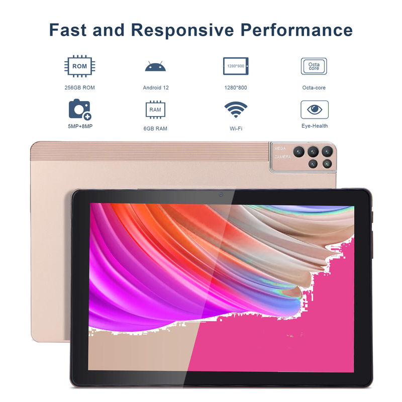 C Idea 10 Inch Tablet PC Android 12 Tablet 6GB RAM 256GB ROM 6000mAh Pin IPS HD màn hình cảm ứng CM7000PLUS