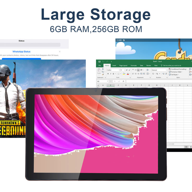C Idea 10 Inch Tablet PC Android 12 Tablet 6GB RAM 256GB ROM 6000mAh Pin IPS HD màn hình cảm ứng CM7000PLUS