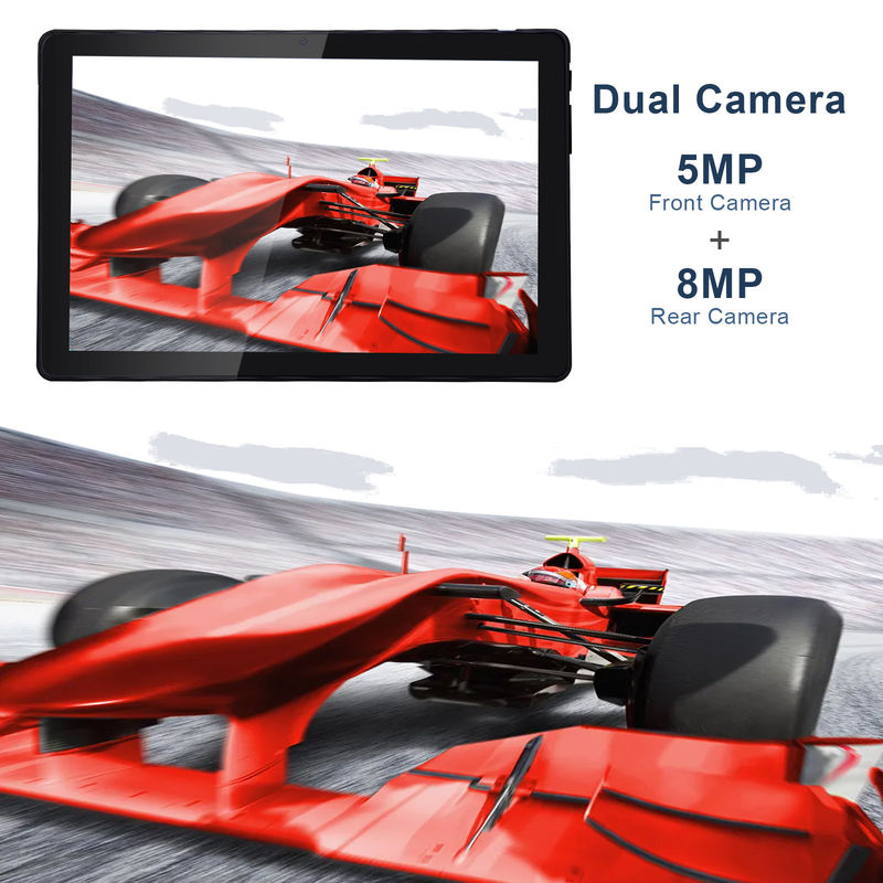 C ý tưởng 800x1280 IPS 10 Inch Tablet PC With Case 256GB ROM Quad Core Dual 5MP + 8MP Camera HD IPS Hiển thị CM7000 Đen