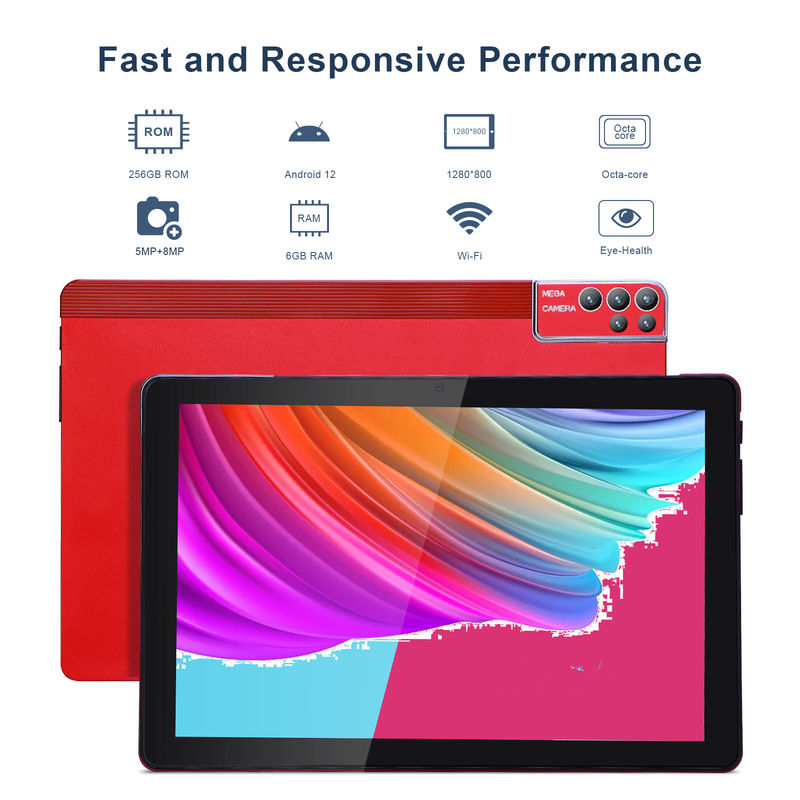 C Idea 10 Inch Tablet PC Android 12 Tablet 6GB RAM 256GB ROM 6000mAh Pin IPS HD màn hình cảm ứng CM7000PLUS