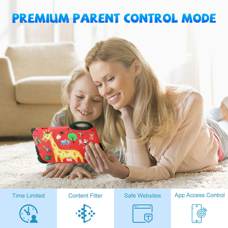 C Idea Android 13 Kids Tablet 4+32GB Tablet giáo dục cho sinh viên Camera kép CM92