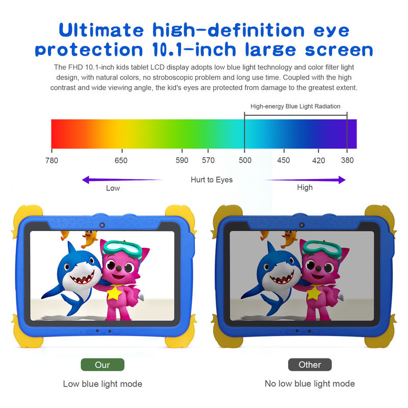 C ý tưởng Kids Tablet PC 10,1 Inch 800 * 1280 HD IPS Screen Với cài đặt sẵn iwawa WiFi kép và camera kép P1150