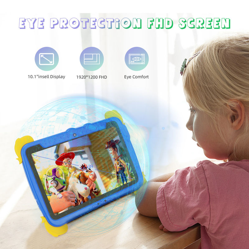 C ý tưởng Kids Tab 10.1inch Android 12 Tablet cho trẻ em 4GB RAM 64GB ROM Bảo vệ mắt màn hình cảm ứng P1150