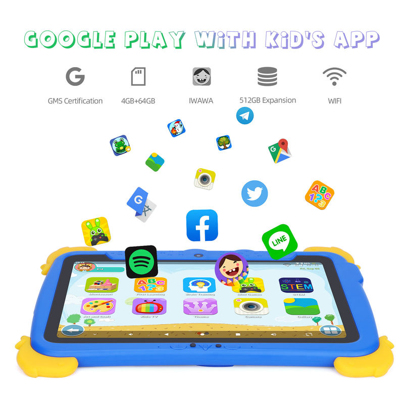 C ý tưởng Kids Tab 10.1inch Android 12 Tablet cho trẻ em 4GB RAM 64GB ROM Bảo vệ mắt màn hình cảm ứng P1150