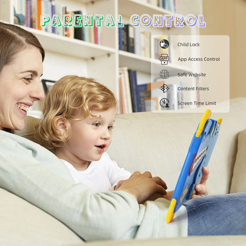 C ý tưởng Kids Tab 10.1inch Android 12 Tablet cho trẻ em 4GB RAM 64GB ROM Bảo vệ mắt màn hình cảm ứng P1150