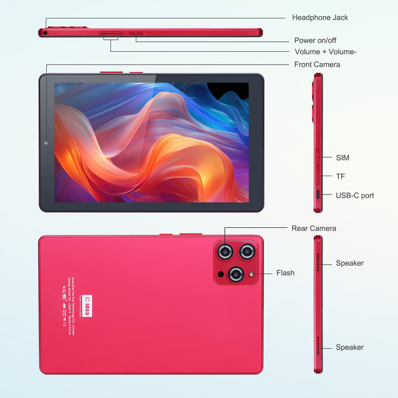 C ý tưởng 9 Inch Tablet PC Android Với Sim Card 1024x600 IPS Màn hình hiển thị Wifi GPS cho thanh thiếu niên Sinh viên CM915