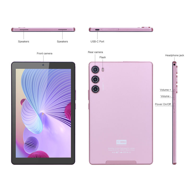 C ý tưởng 256GB ROM 9 Inch Tablet PC Wi-Fi Bluetooth với Microphone Với Cổng Thẻ SIM 5G WIFI Tablet Với GPS CM925 Pink