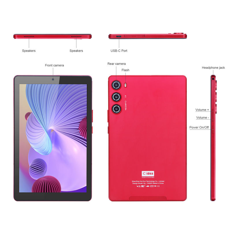 C Idea 9 Inch Tablet PC Với Hiệu suất cao 8GB RAM 256GB ROM Camera phía trước 5.0MP/ phía sau 8.0MP Với Microphone