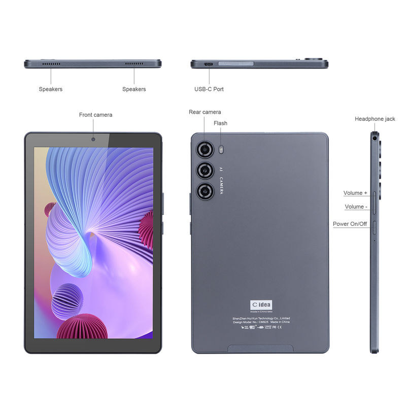 C ý tưởng 9 inch Android 12 Tablet 8GB RAM 256GB ROM với hỗ trợ cuộc gọi điện thoại WIFI Tablet CM925