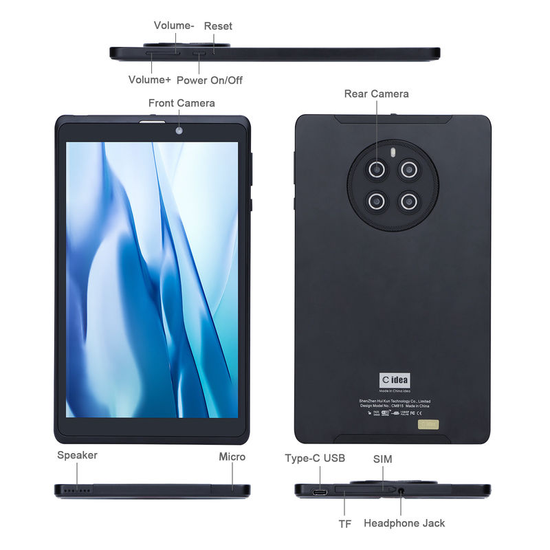 C Idea Android Tablet Với màn hình 800 * 1280 IPS Thời lượng pin dài 8 inch Tablet PC CM815