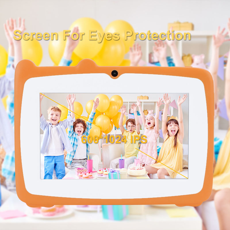 C ý tưởng 7 Inch Tablet Kidspad Với 4GB RAM + 64GB ROM HD IPS An toàn Bảo vệ mắt cho em bé CM80 Cam