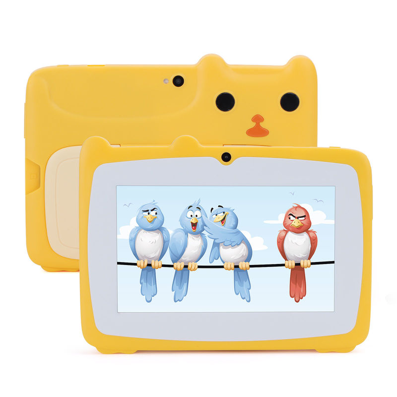 C ý tưởng 7 Inch Android Kids Learning Tablet 64GB + 32GB Bộ nhớ mở rộng HD Camera kép 2MP + 2MP CM80 Màu vàng