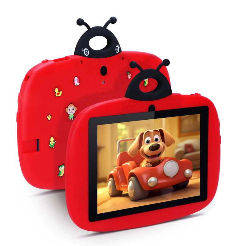C ý tưởngToddler Learning C ý tưởng 7 inch WIFI Tablet Android 12 32GB+32GB Bộ nhớ mở rộng CM77Red