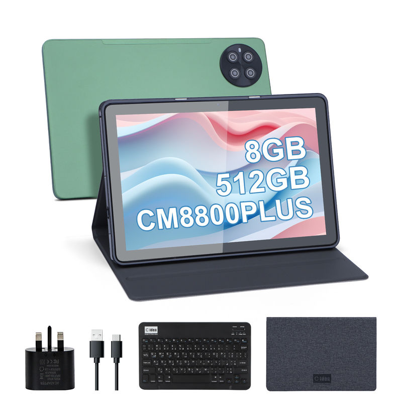 C Idea 10.1 Inch 8GB RAM 512GB ROM WiFi Smart Tablet PC Với hỗ trợ SIM CM8800plus