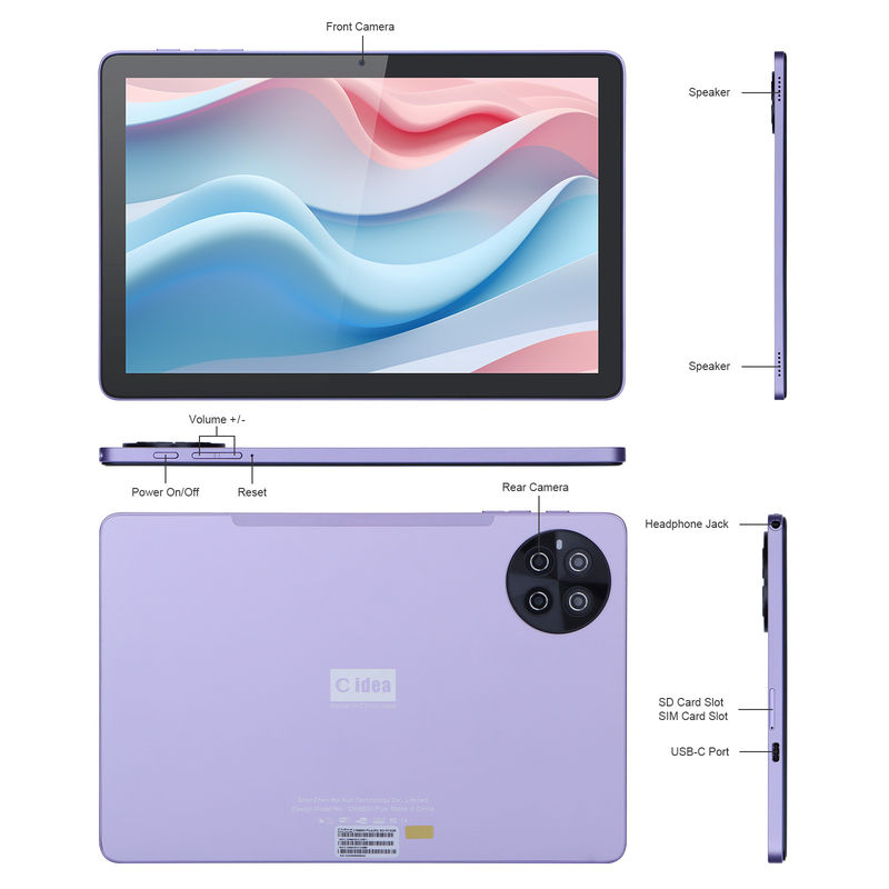 C ý tưởng 8GB RAM 512GB ROM Smart Tablet PC với bàn phím và chuột CM8800plus