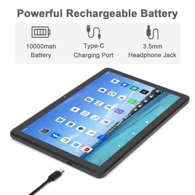 C ý tưởng 512GB lưu trữ 5G Wi-Fi màn hình 10.1 Inch Tablet với SIM cho trường CM8800plus