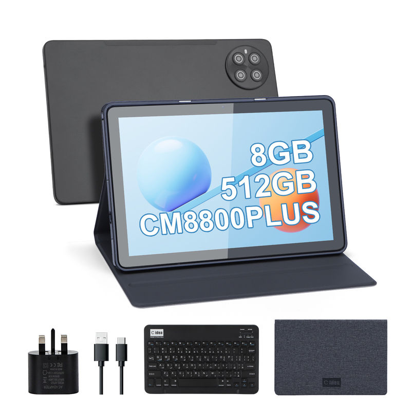 C ý tưởng 512GB lưu trữ 5G Wi-Fi màn hình 10.1 Inch Tablet với SIM cho trường CM8800plus